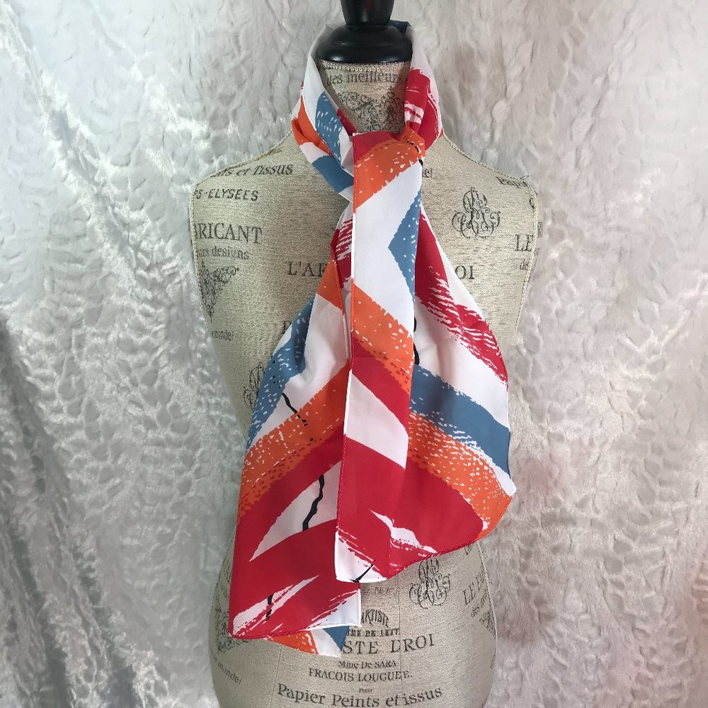 1980's Avon Autumn Embers Vintage Fashion Scarf